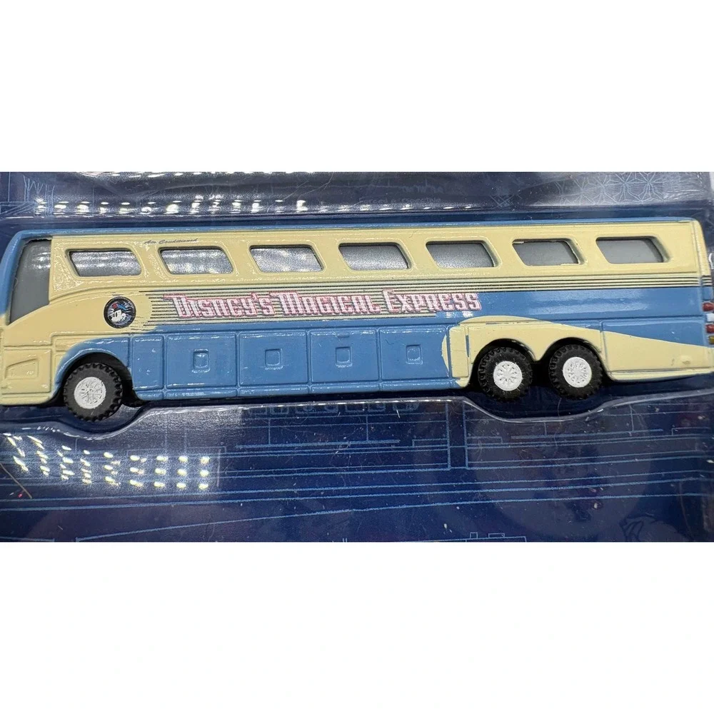 Disney Parks World Bus Diecast 3 Pack Set Magical Express Cruise Line Transport